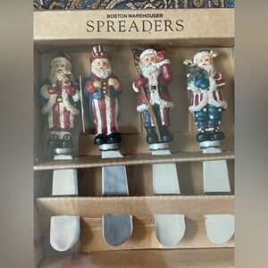 Santa 4th of July Dip / Jelly Serving Spreaders